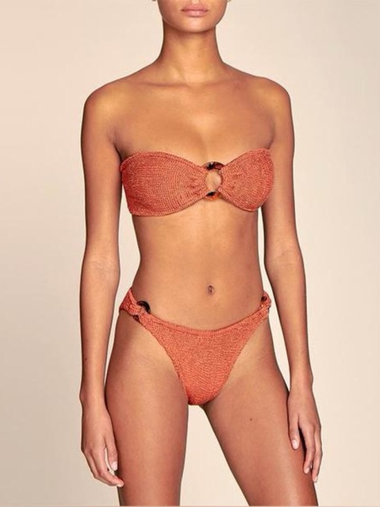 Hunza G Other - Hunza G Gloria Bikini Bottoms | Metallic